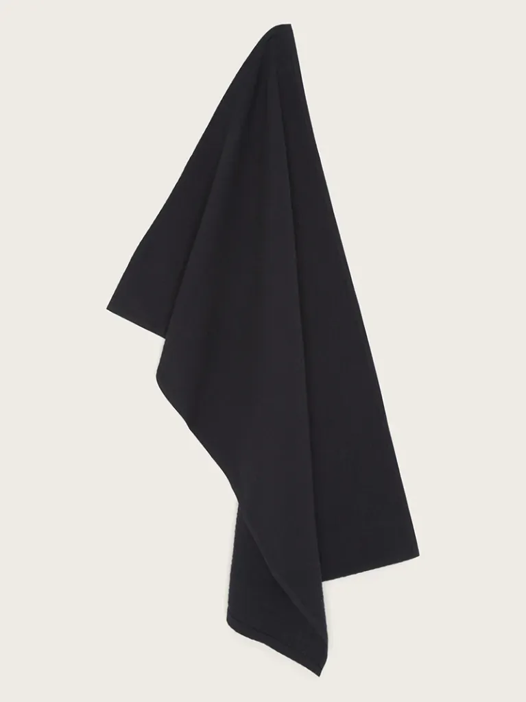[GAU-0001] Torchon Gaufrex coton 50x80 (noir)