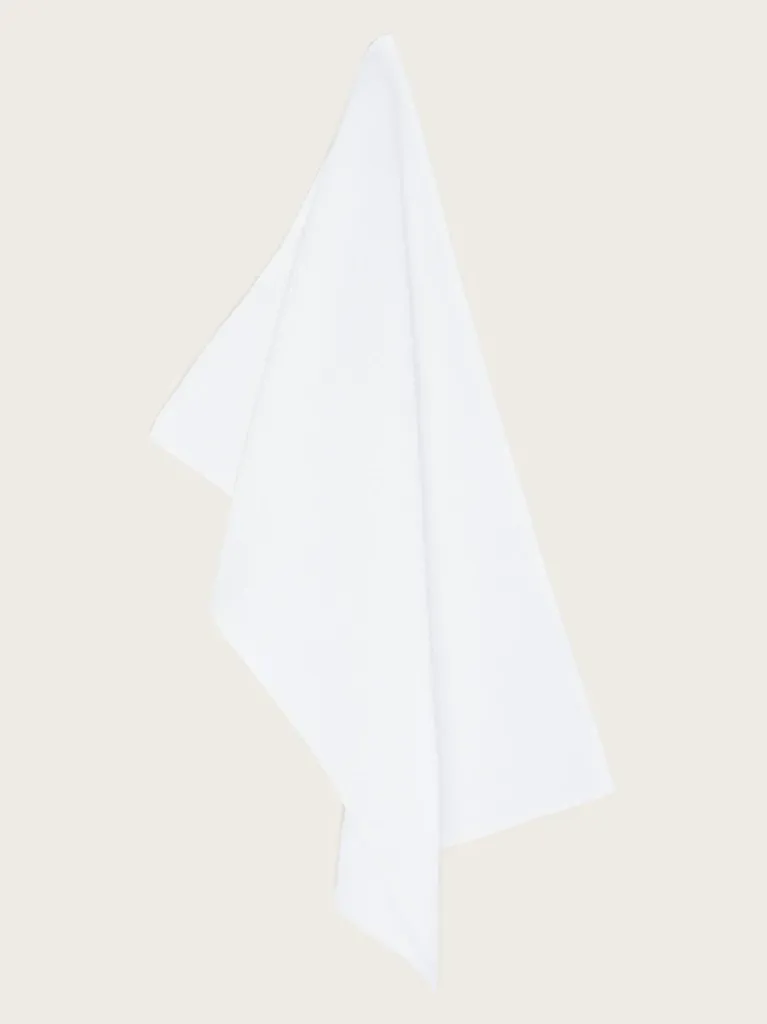 [GAU-0002] Torchon Gaufrex coton 50x80 (blanc)